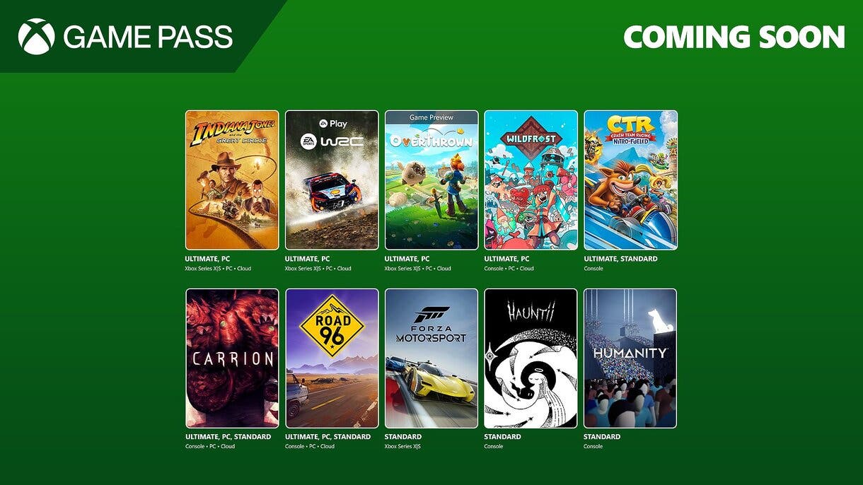 Los juegos de Xbox Game Pass de diciembre 2024