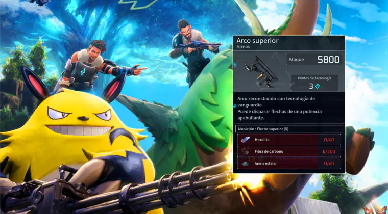Imagen de Cómo conseguir el Arco superior en Palworld