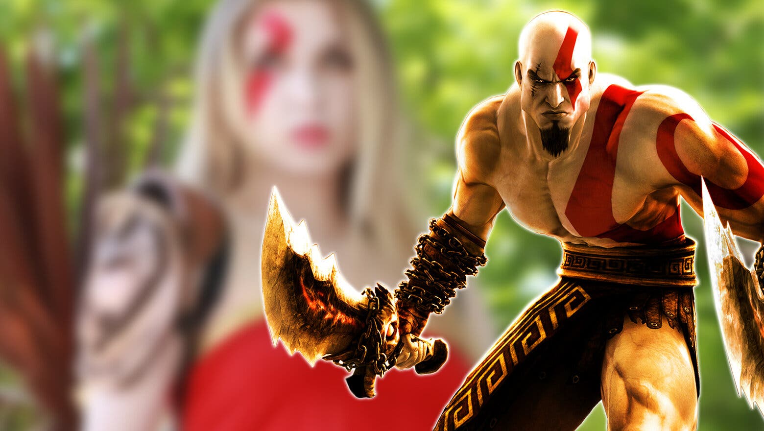 cosplay kratos femenino god of war