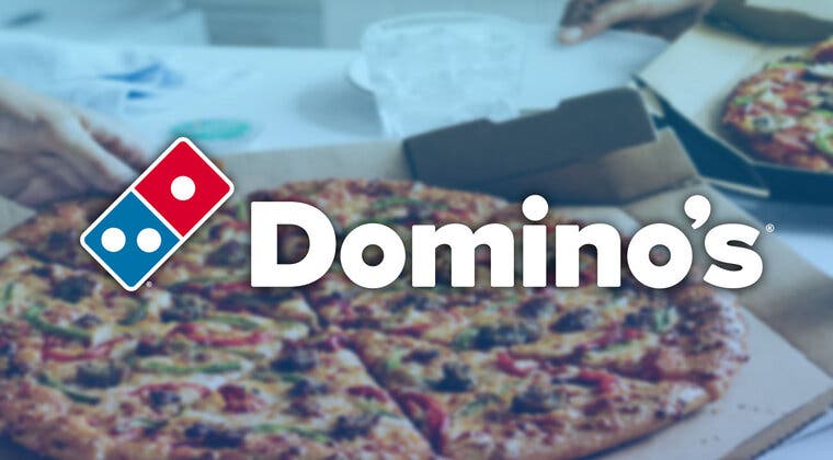 Imagen de Si has ido a Domino's Pizza, ¿te has preguntado alguna vez cuál es el significado de los puntos del logo?