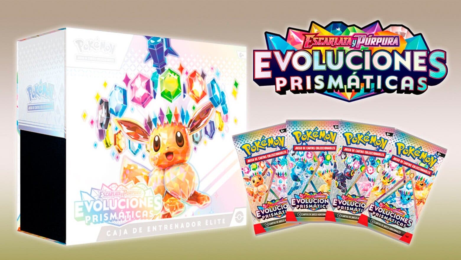 Caja ETB Pokémon Evoluciones Prismáticas