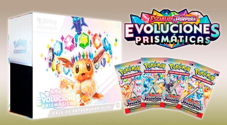 Imagen de Pokémon JCC: La expansión Escarlata y Púrpura-Evoluciones Prismáticas ya está disponible pero, ¿qué productos hay en stock?