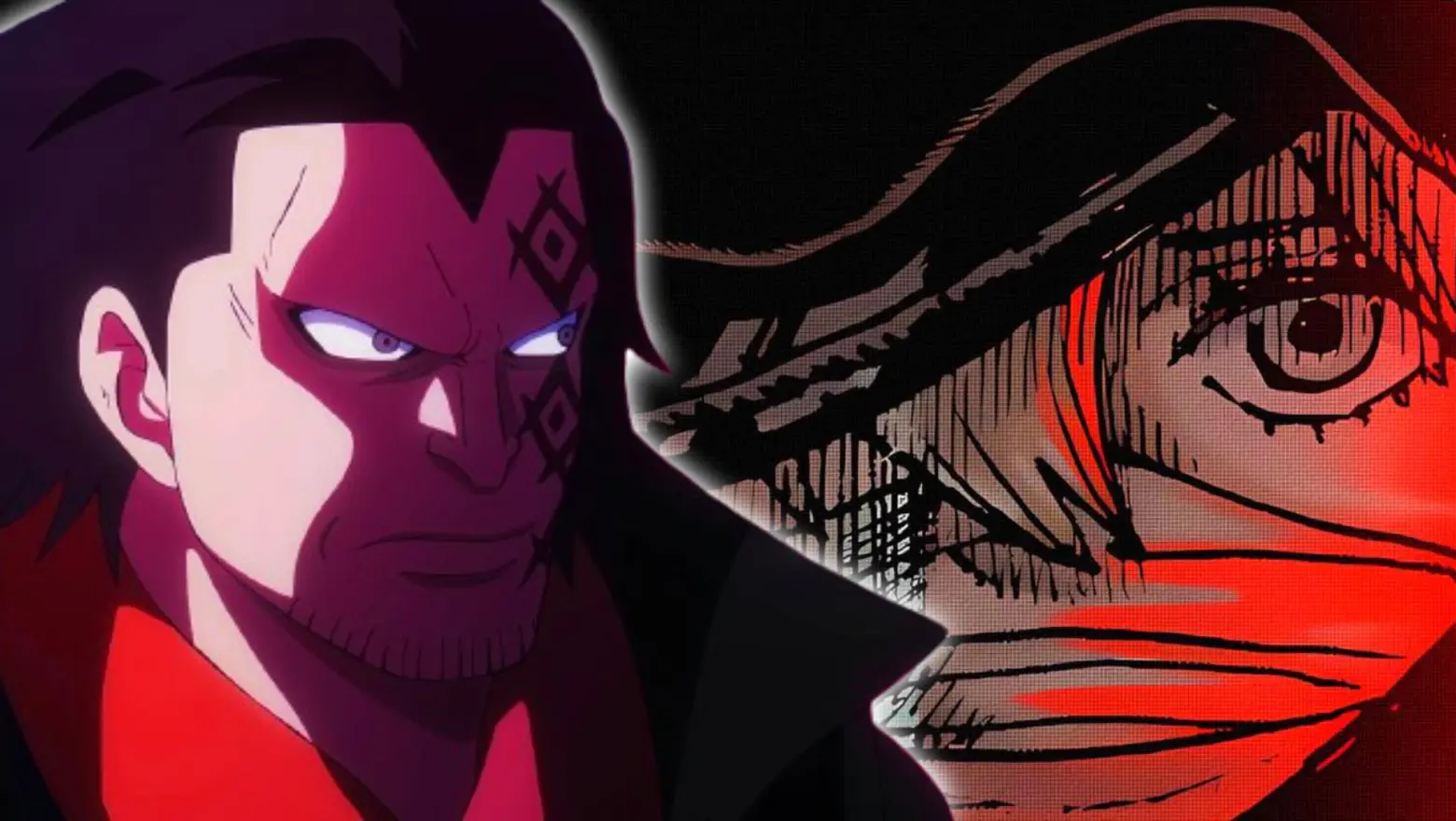 Dragon y Gunko en One Piece.