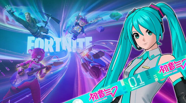 Imagen de Hatsune Miku x Fortnite es real y así se ve su skin dentro del juego