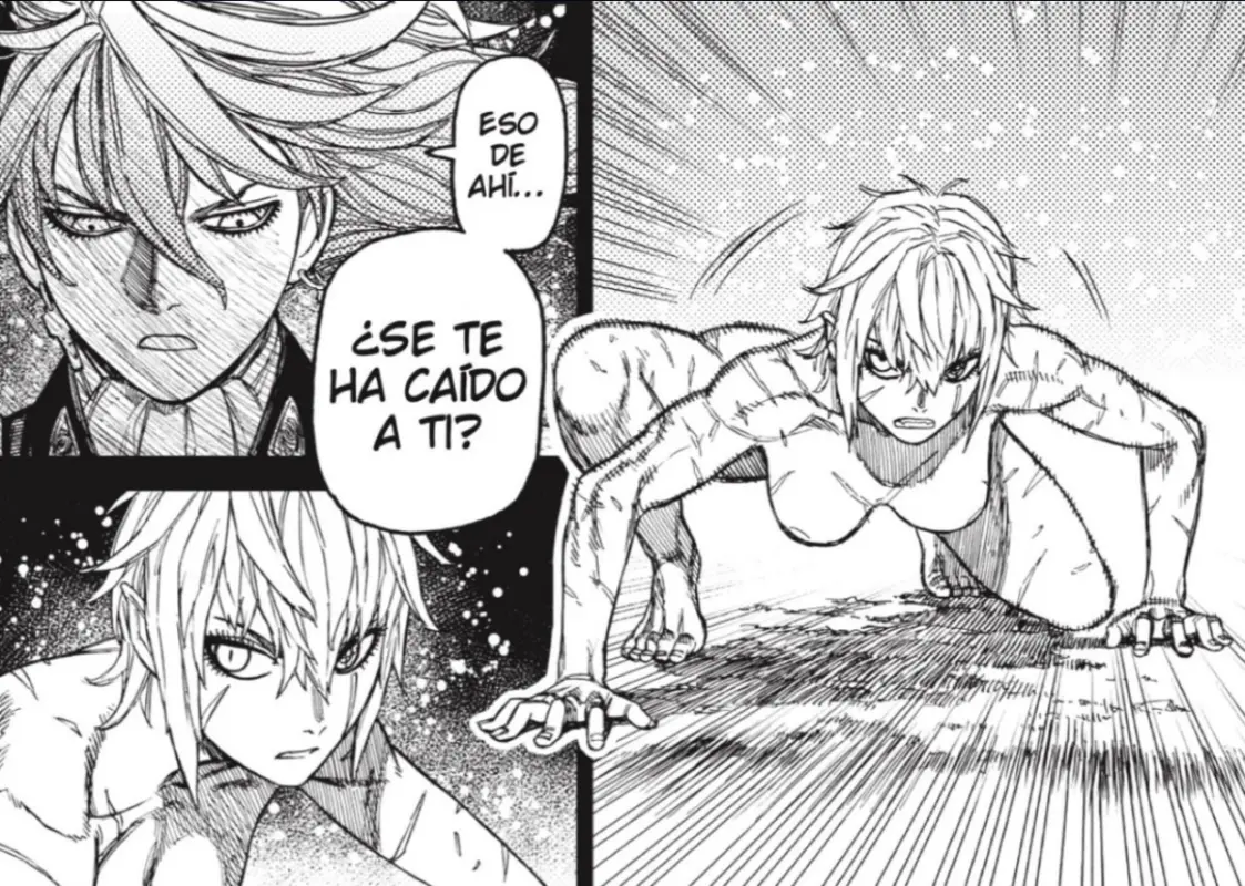 Panel del capítulo 182 deDandadan.