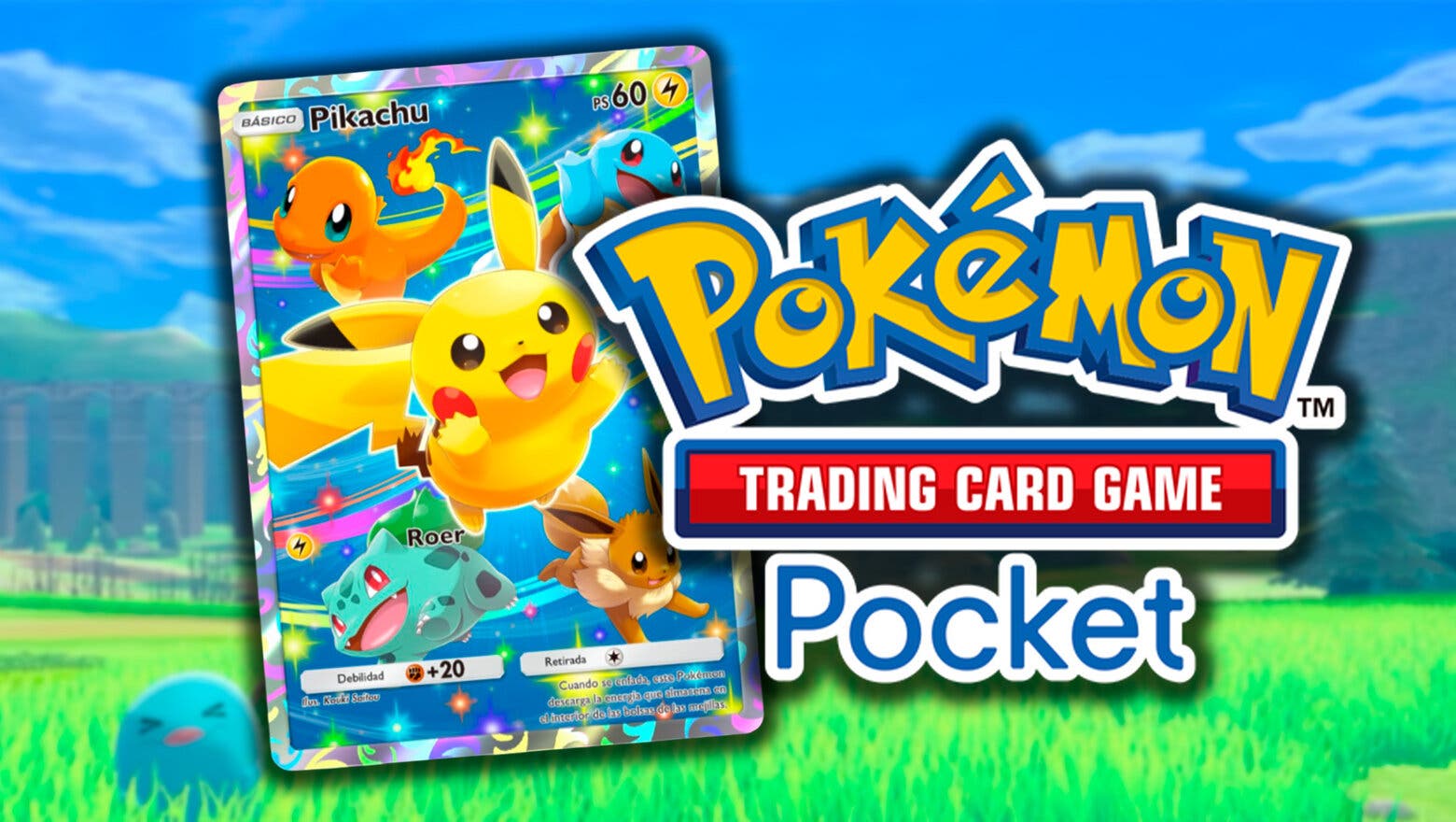 Nueva carta de Pikachu en Pokémon JCC Pocket