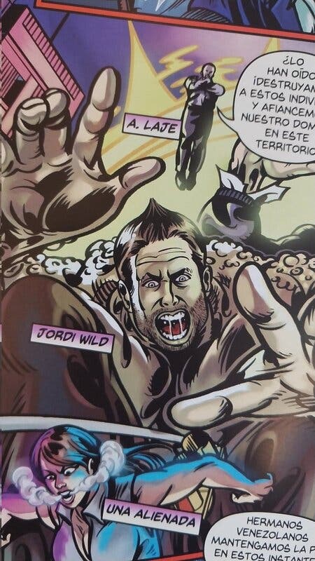 Jordi Wild en el cómic de Maduro