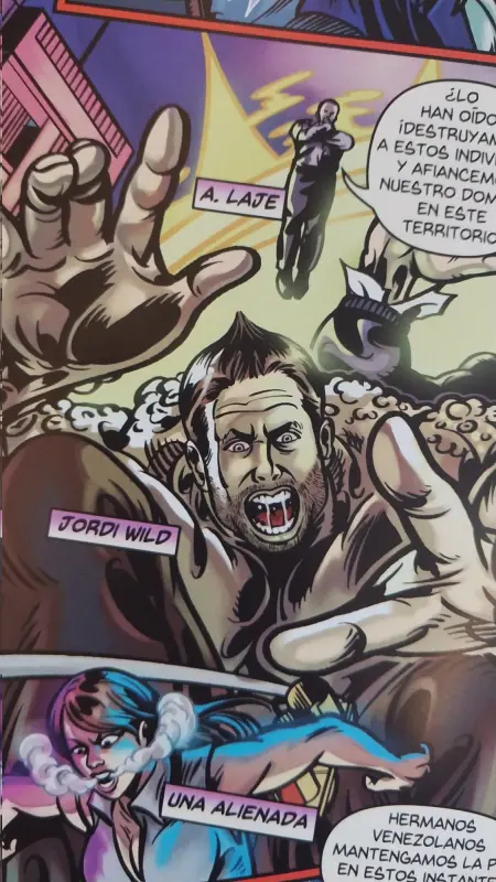 Jordi Wild en el cómic de Maduro