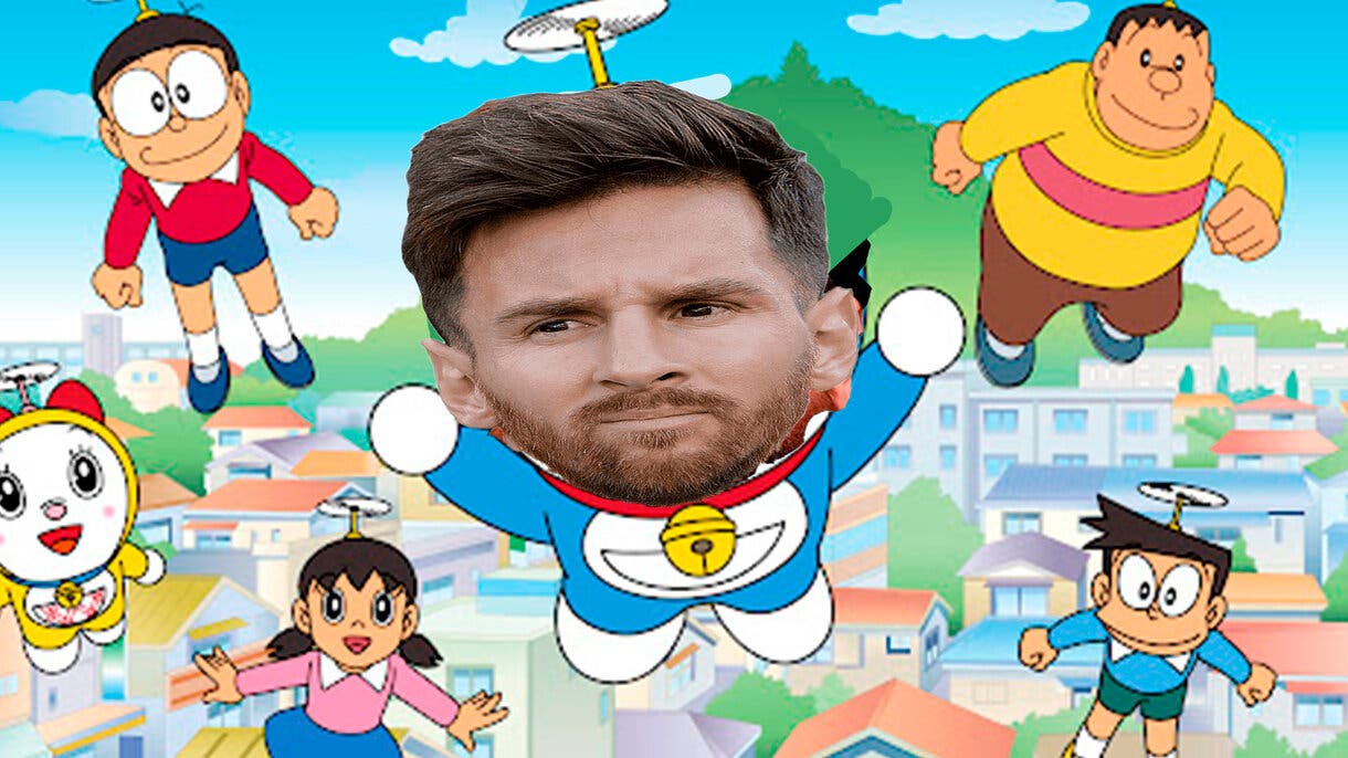 messi doraemon