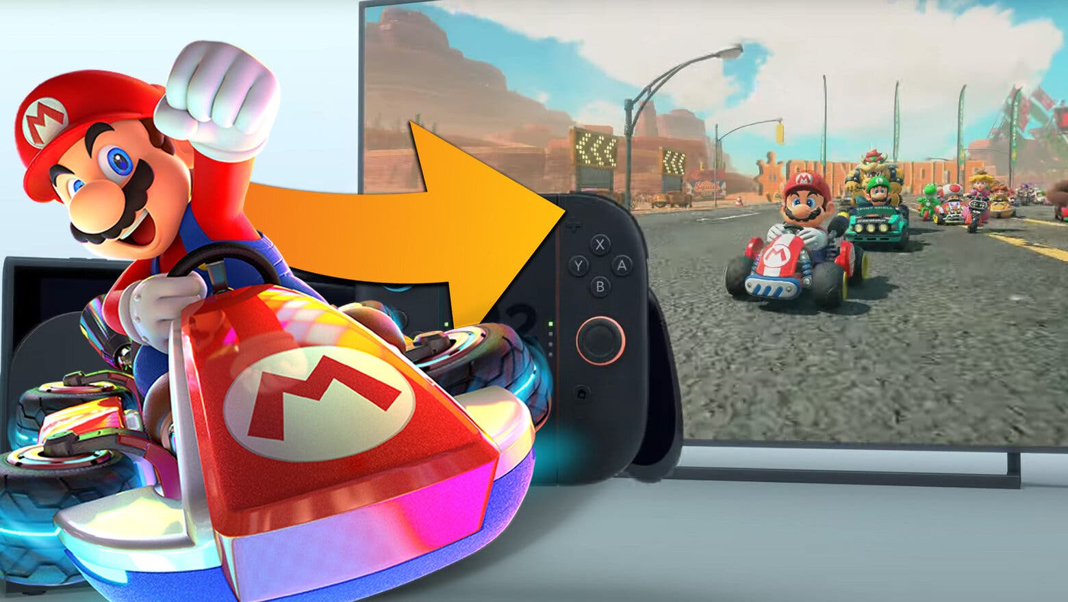 Nintendo Switch 2 muestra por primera vez el nuevo Mario Kart corriendo en la consola