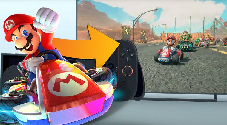 Imagen de Nintendo Switch 2 muestra por primera vez el nuevo Mario Kart corriendo en la consola