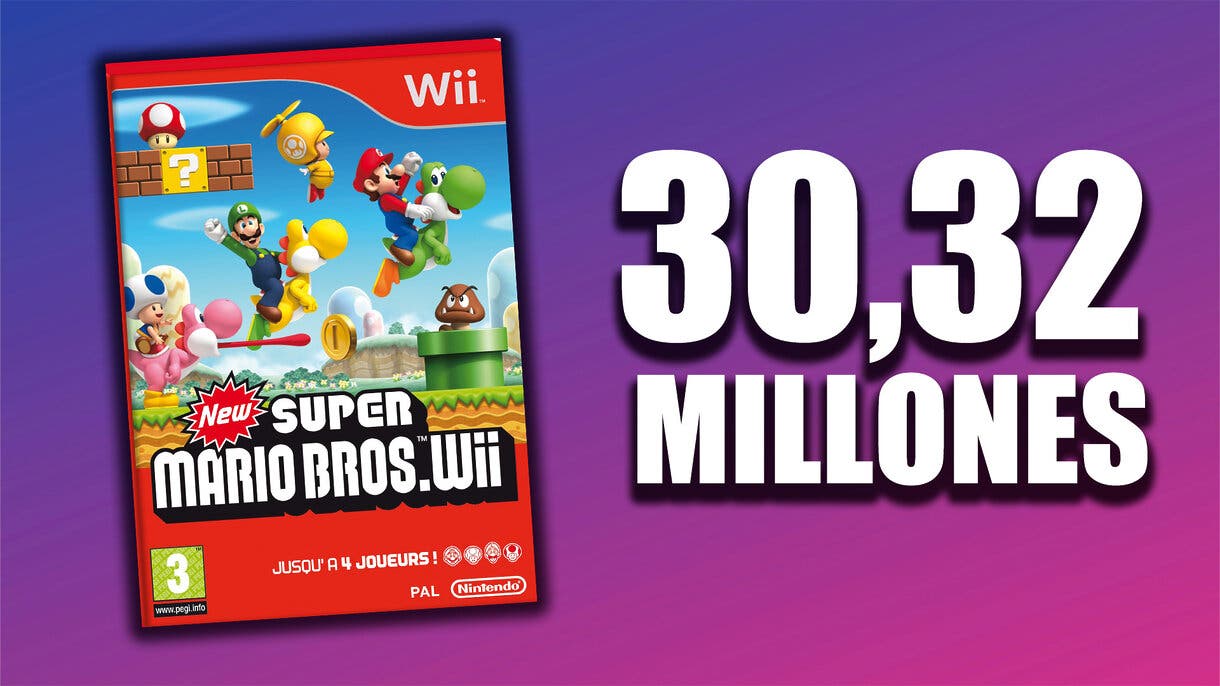 Los juegos de Super Mario más vendidos