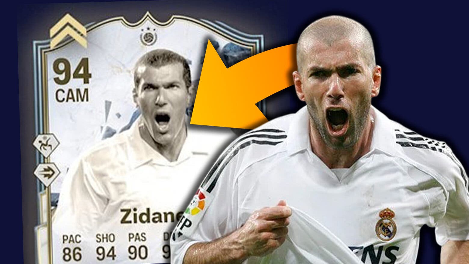 Nueva carta especial de Zidane en EA Sports FC 25