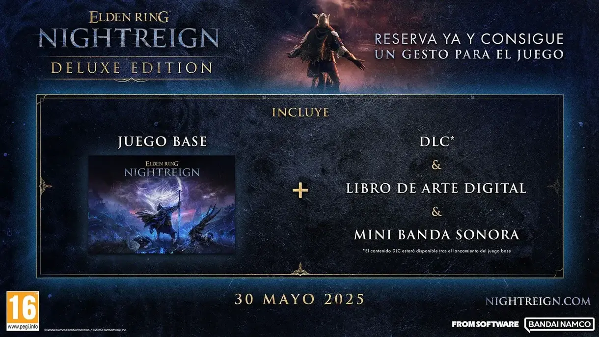 Edición deluxe de Elden Ring Nightreign