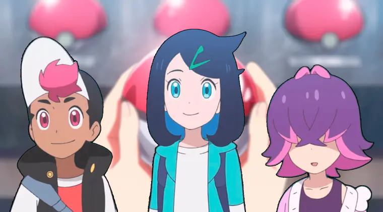 Imagen de Horizontes Pokémon: Estos son los Pokémon que tienen Liko, Rod y Doti en sus equipos