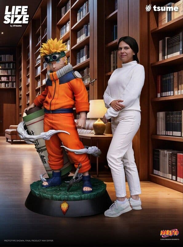 Figura de Naruto a tamaño real.