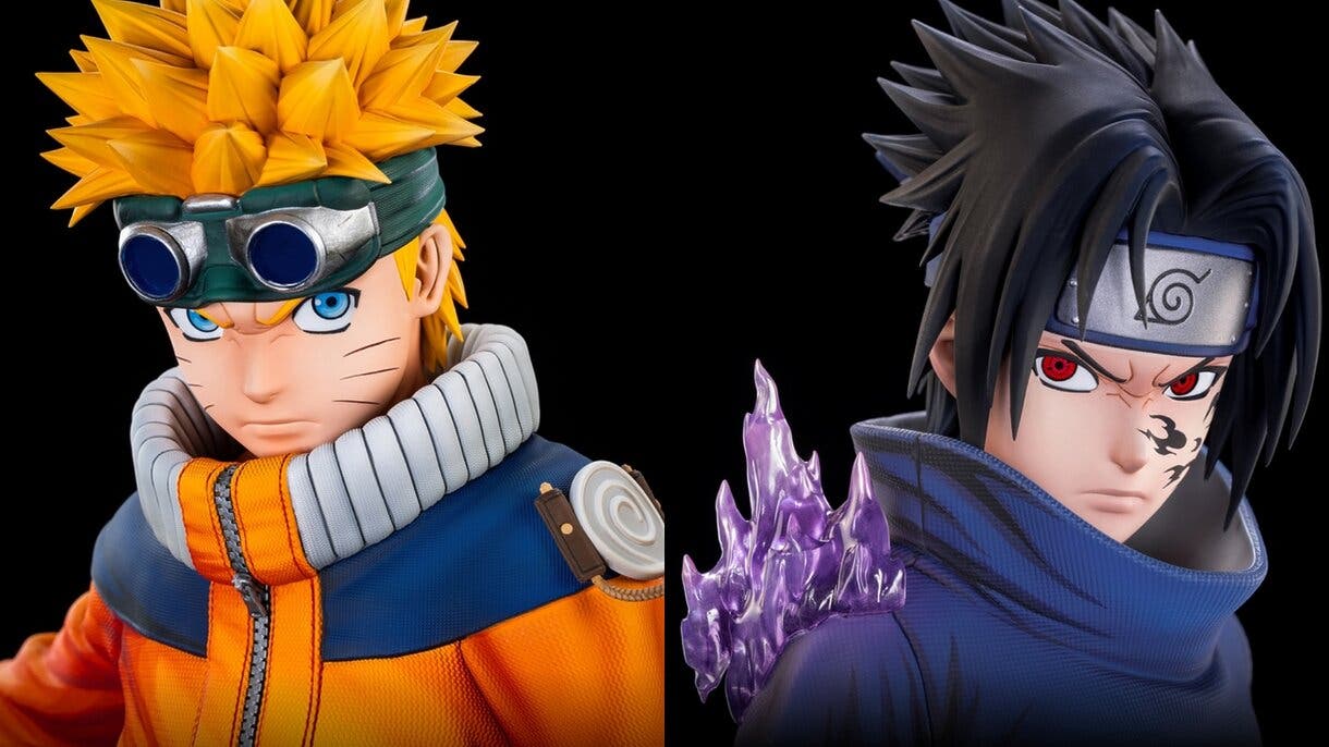 Figuras de Naruto y Sasuke