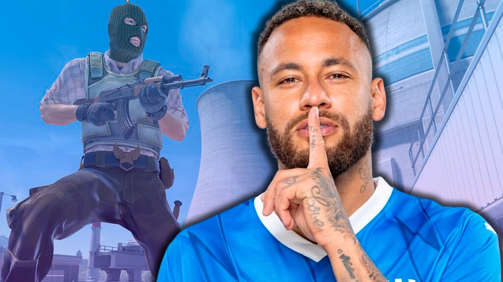 Neymar juega mucho a Counter-Strike 2