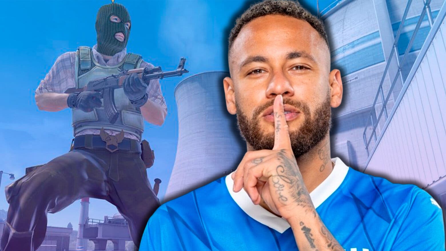 Neymar juega mucho a Counter-Strike 2