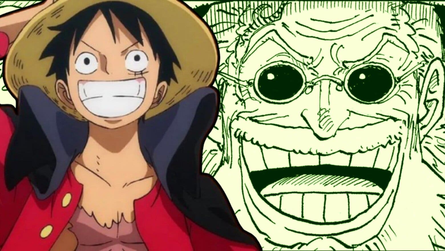 Luffy y Gaban.