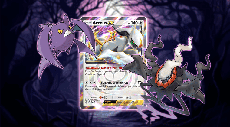 Imagen de La baraja combo Arceus EX, Darkrai EX y Crobat que está revolucionando Pokémon TCG Pocket