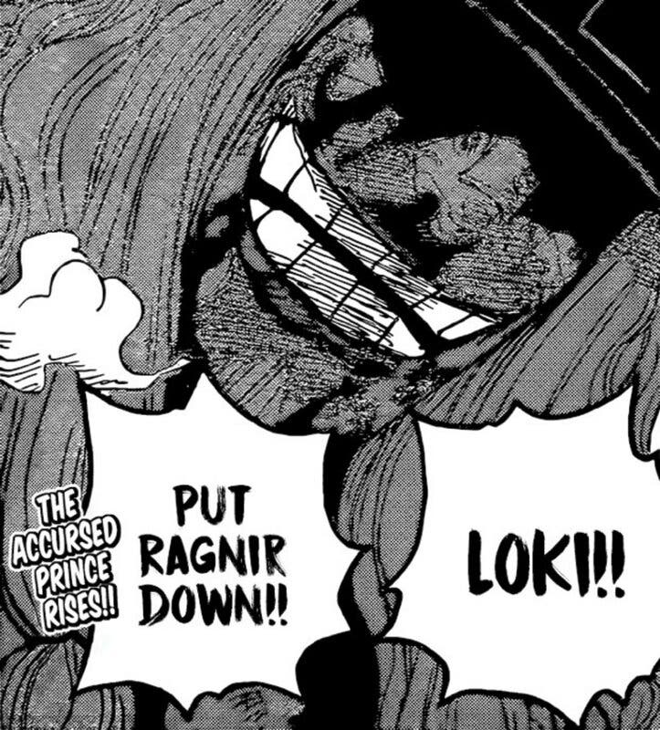 Loki en el capítulo 1141 de one piece.