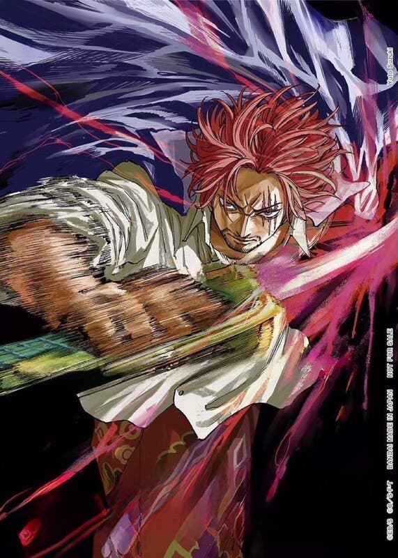 Dibujo de Shanks hecho por Yuto Suzuki.