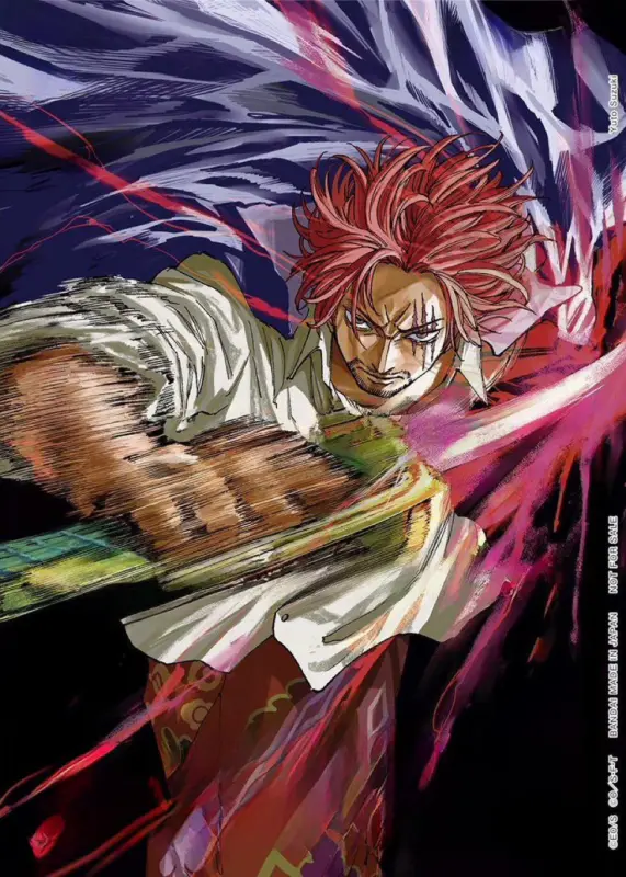Dibujo de Shanks hecho por Yuto Suzuki.