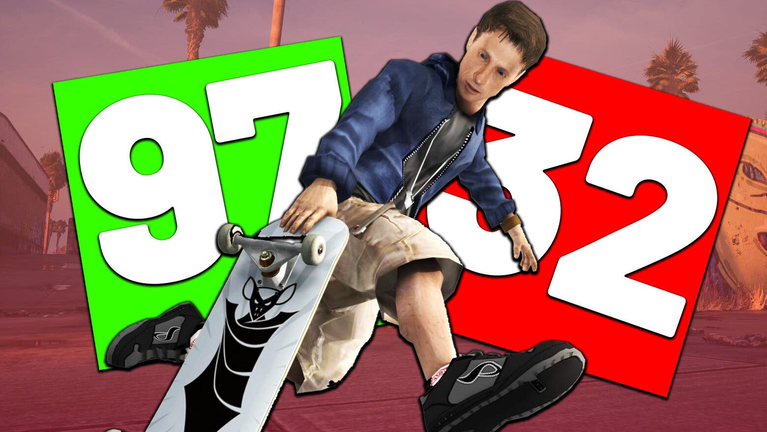 Todos los juegos de la saga Tony Hawk's Pro Skater ordenados de peor a mejor según sus notas