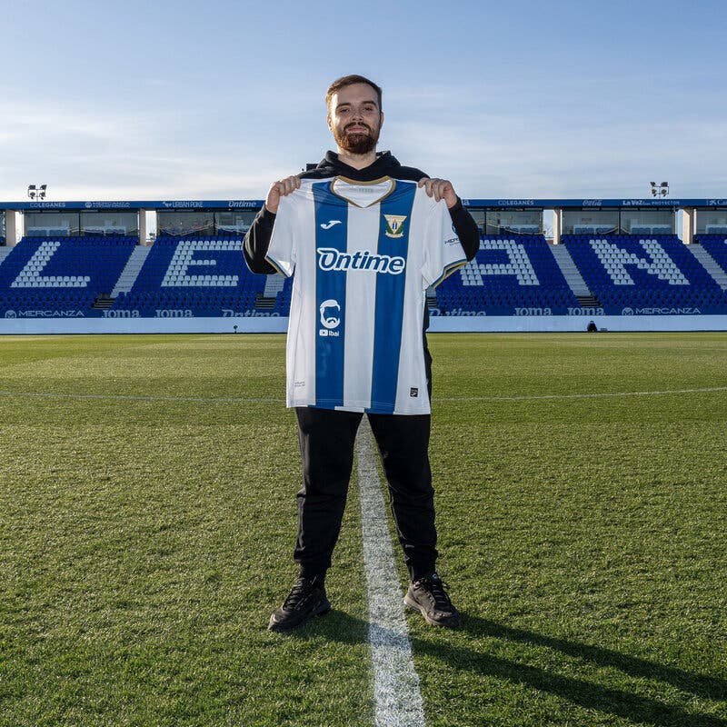 ACTUALIZACIÓN - El logo de Ibai Llanos estará presente en la camiseta del Leganés