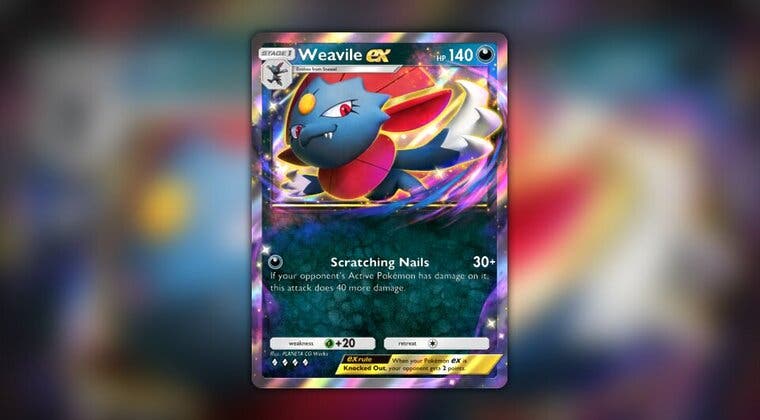 Imagen de Nuevo evento de Elecciones Mágicas en Pokémon TCG Pocket con Weavile EX como estrella