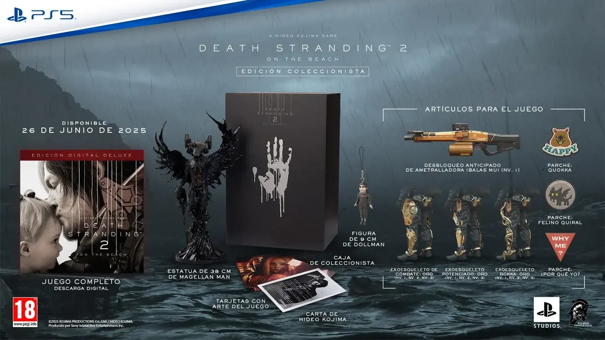 Death Stranding 2: Donde comprar sus ediciones especiales, contenidos y precios