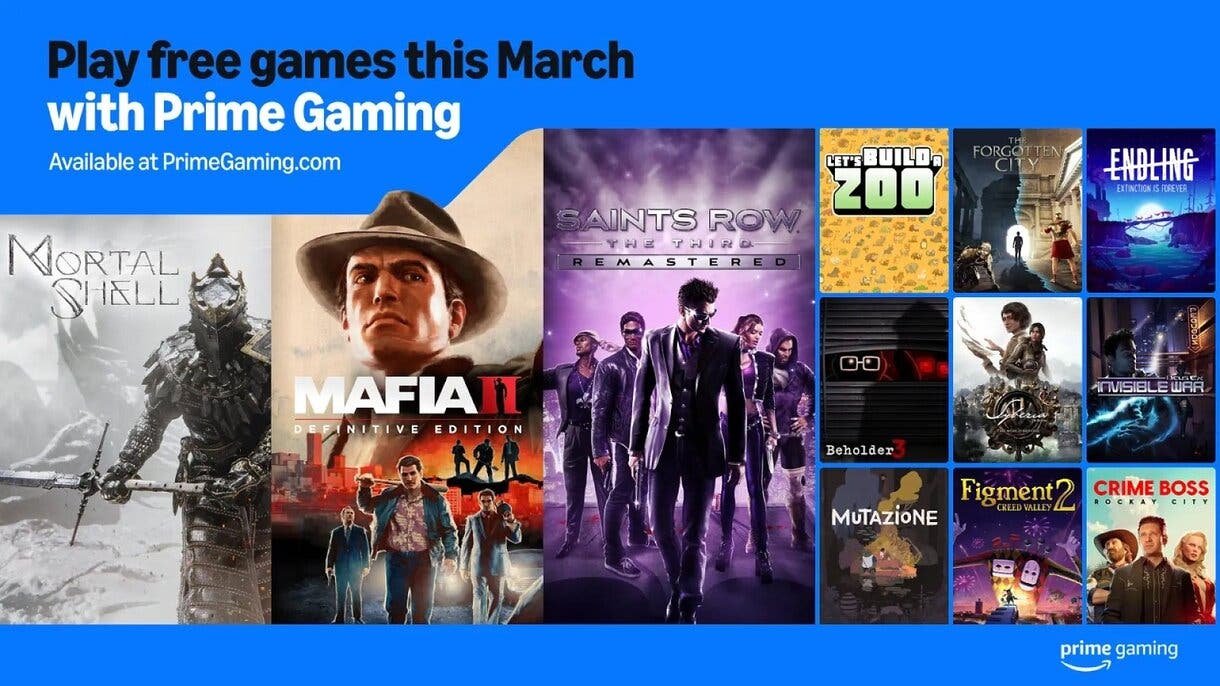 Amazon Prime Gaming marzo 2025