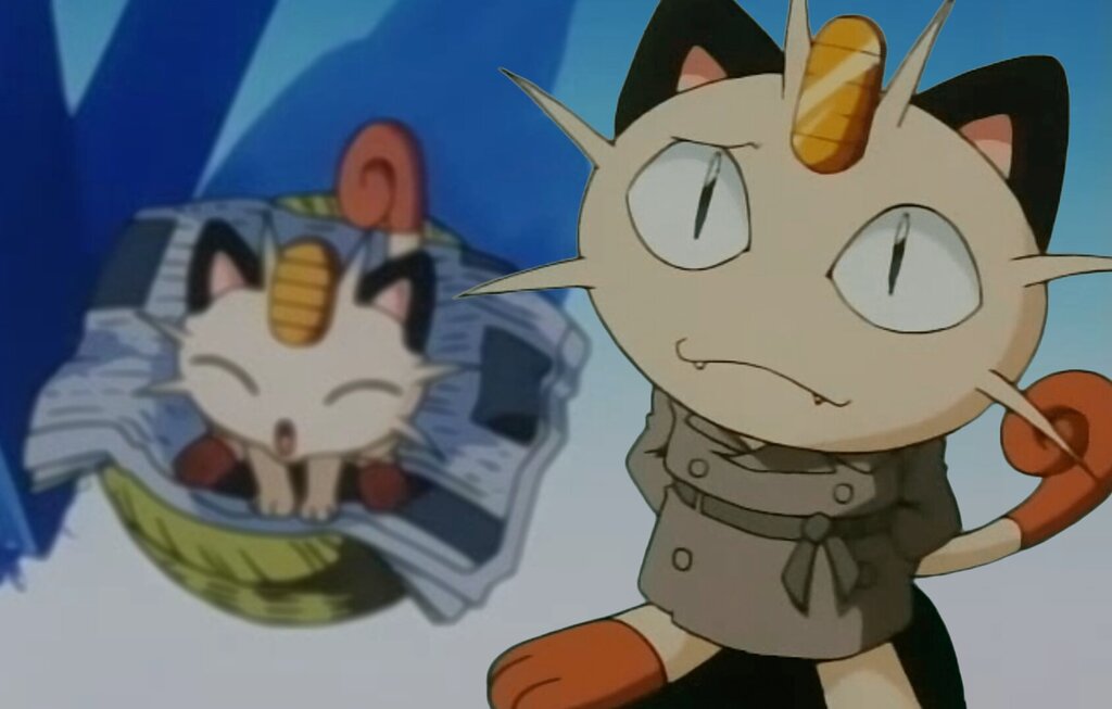anime Pokemon Meowth su historia