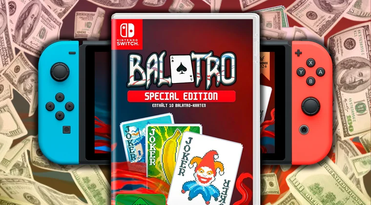Imagen de La edición de Balatro en físico está de oferta en Nintendo Switch por tiempo limitado