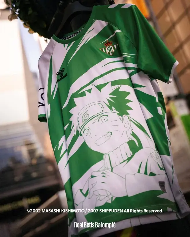 betis naruto camiseta