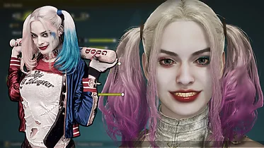 Imagen de Monster Hunter Wilds: Así es como un usuario ha creado a Harley Quinn dentro del juego
