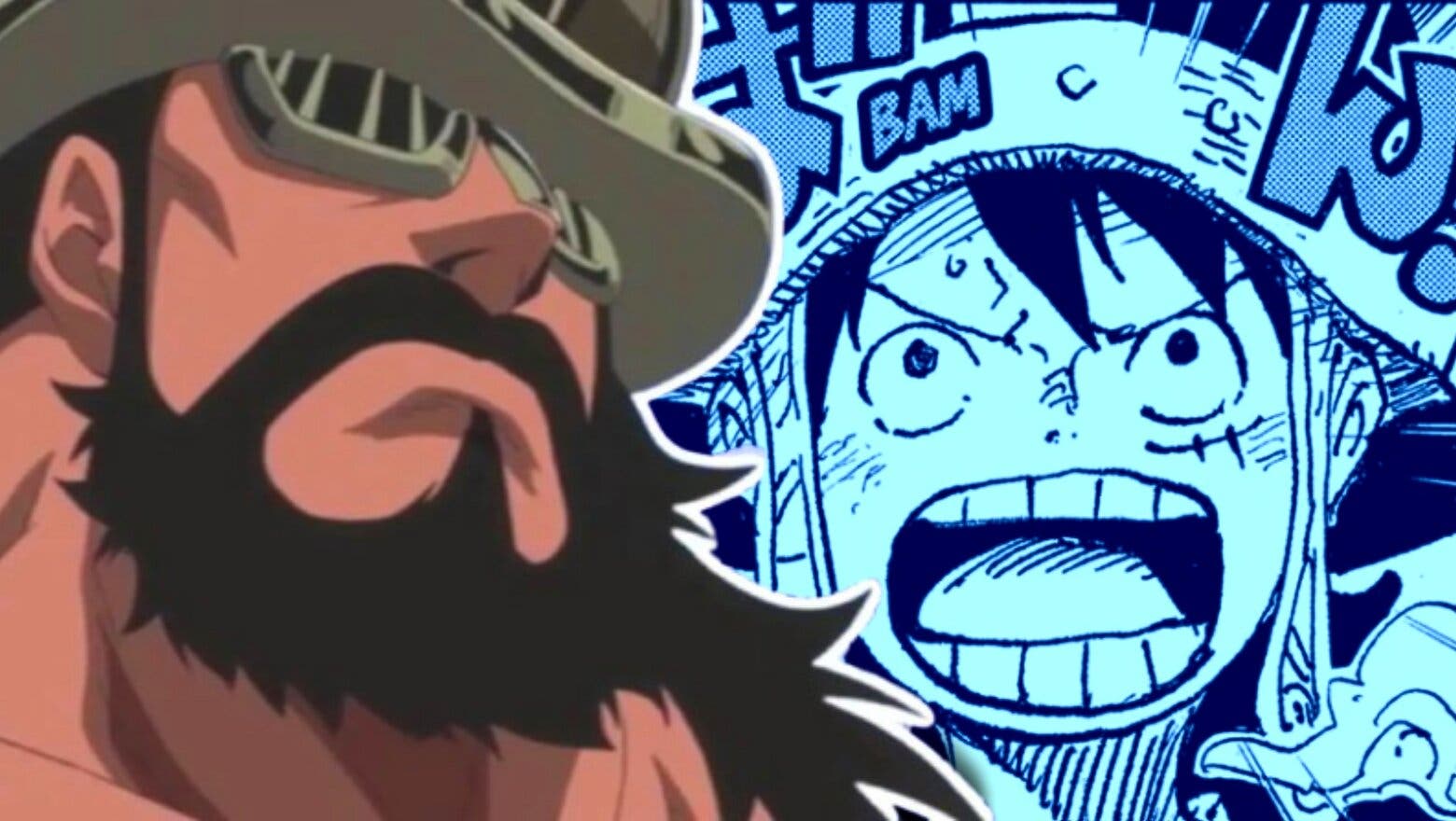 Hajrudin y Luffy en One Piece.