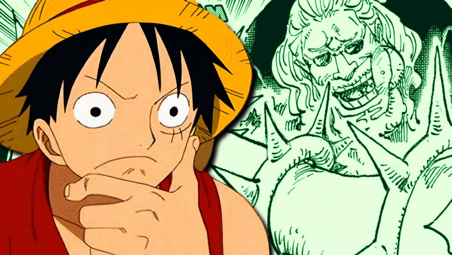 Luffy y Sommers en one piece