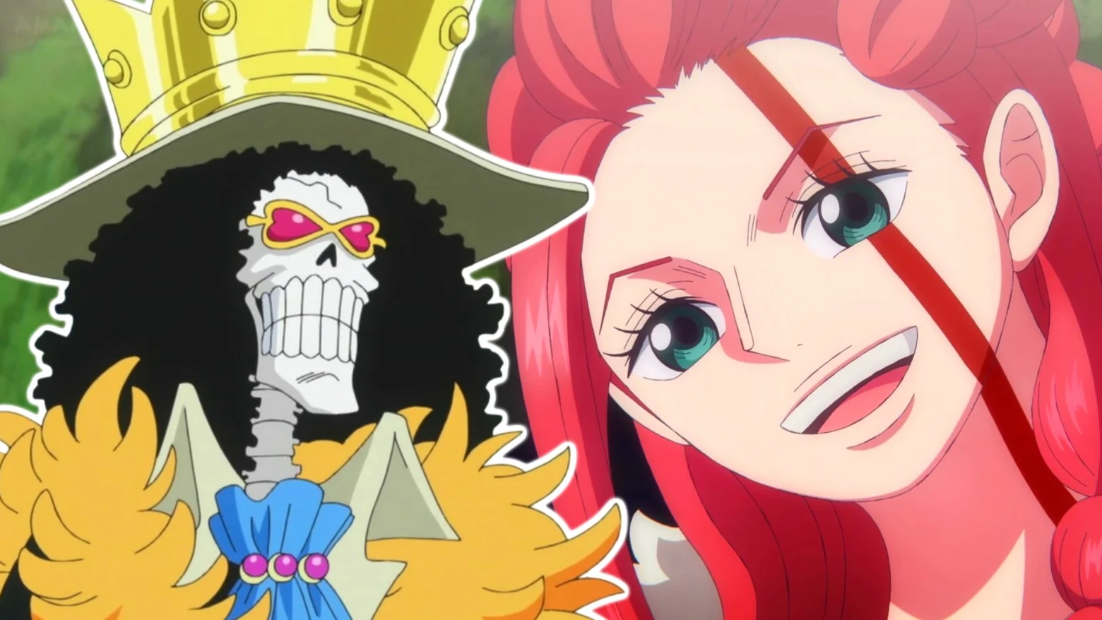 Brook y Ripley en One Piece