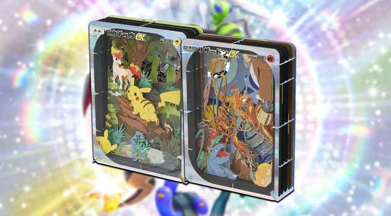 Imagen de El primer set de Merchandising JCC Pokémon Pocket está aquí… y trae cartas realmente llamativas