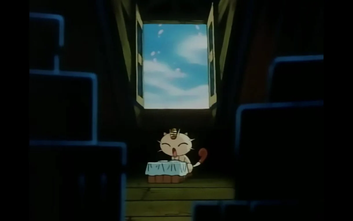 Pokemon Meowth aprendiendo a hablar