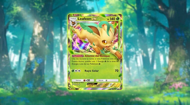 Imagen de Descubre el evento de Elecciones Mágicas Tipo Planta con Leafeon EX como protagonista