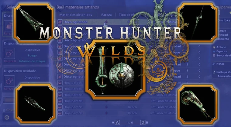 Imagen de Monster Hunter Wilds: cómo crear las armas artianas más poderosas