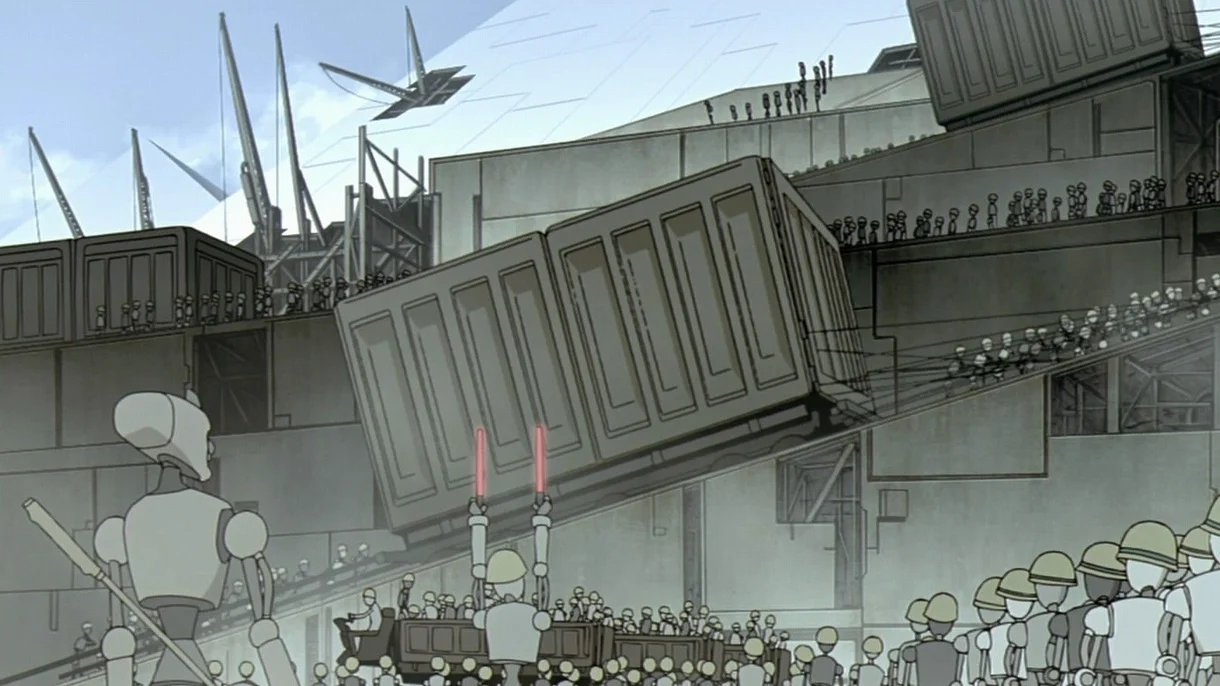 1. 'Animatrix: El segundo renacimiento', Partes 1 y 2