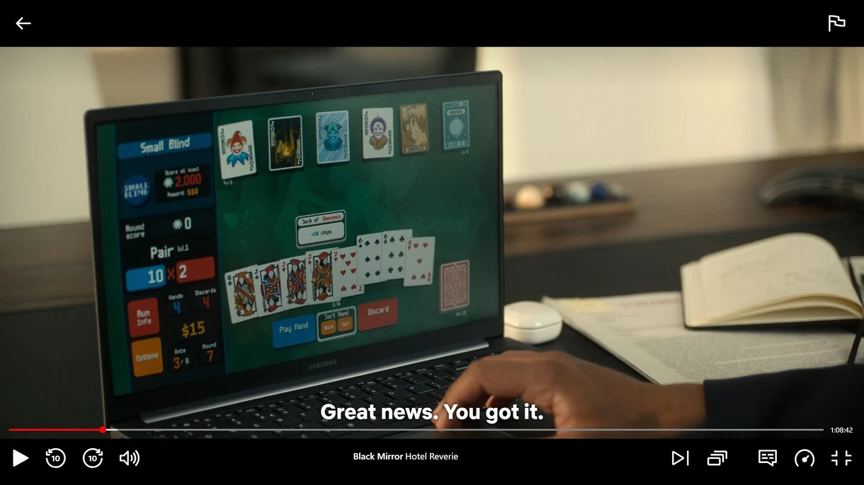 Balatro en Black Mirror