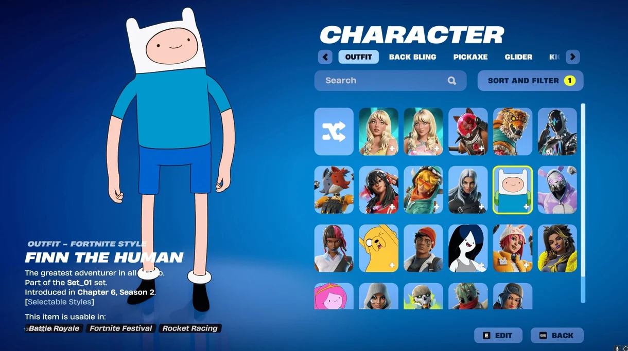 Fortnite X Hora de Aventuras: así son todas las skins de uno de los crossovers más increíbles