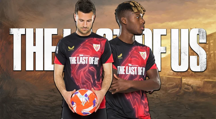 Imagen de Así es la increíble camiseta del Athletic Club y The Last of Us por el regreso de la serie a MAX