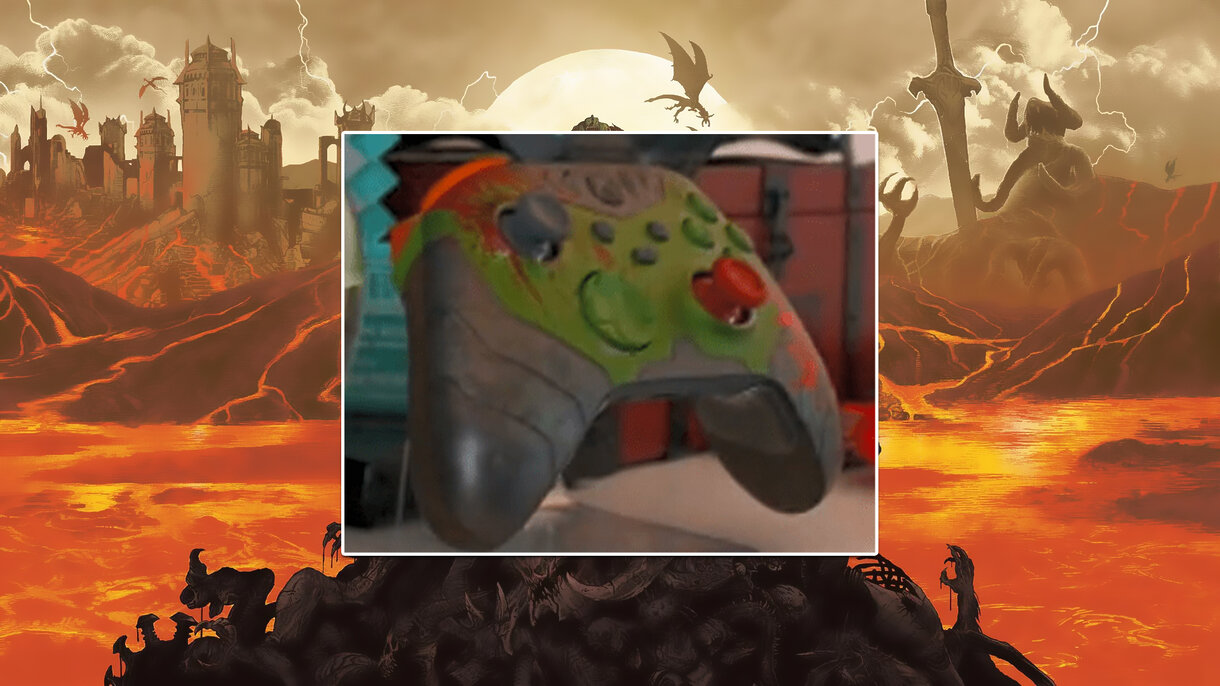 El nuevo mando de Doom: The Dark Ages para Xbox que luce increíble y que venderá como churros