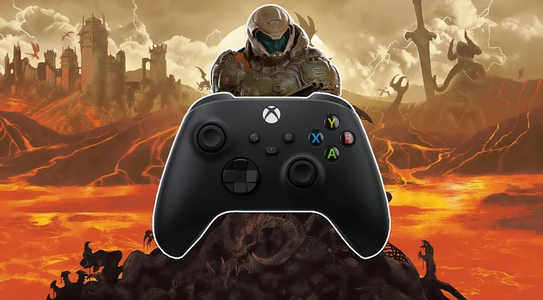 Imagen de El nuevo mando de Doom: The Dark Ages para Xbox que luce increíble y que venderá como churros